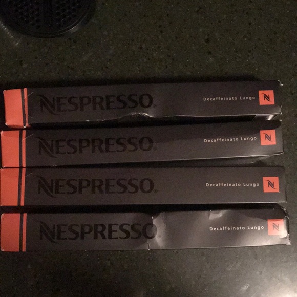 nespresso Other - 4 boxes of decaf nespresso capsules pods.